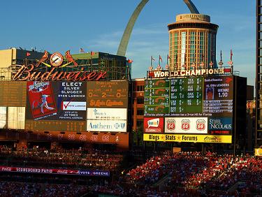 Busch Stadium Scoreboard