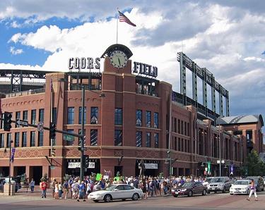 Coors Field, Home of the Colorado Rockies