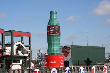 Braves Coke Bottle atTurner Field