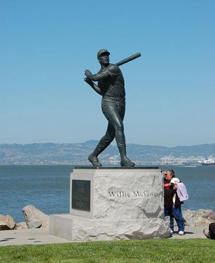 Willie McCovey Statue at AT&T Park