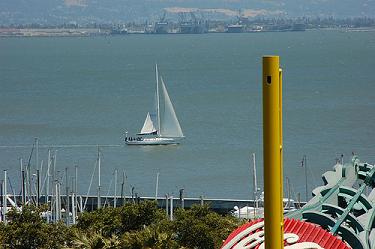 View of McCovey Cove from AT&T Park