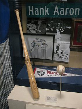 Hank Aaron Display at Turner Field